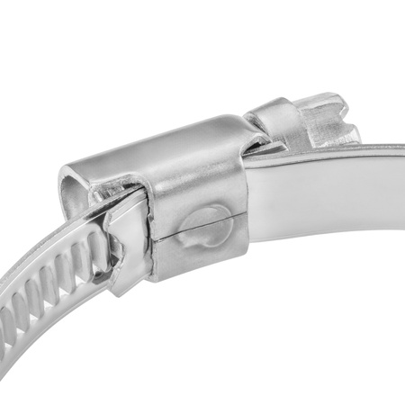 Opaski ślimakowe ze stali nierdzewnej W2 40–60 mm (10 szt.)