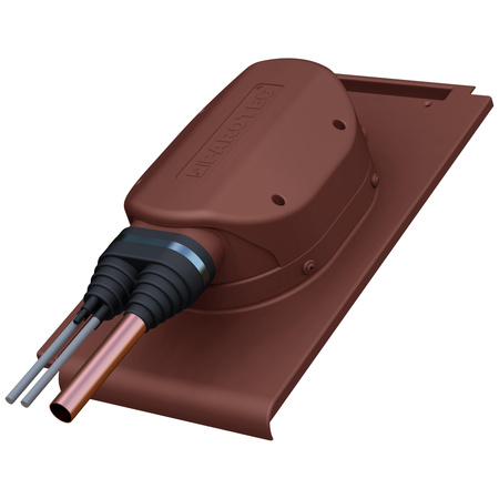 Przejście solarne i fotowoltaiczne Parotec do dachówki ceramicznej