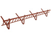Zestaw płotka przeciwśniegowego o długości 150 cm i wysokości 20 cm, do blachodachówki o module 330 mm / 30 mm