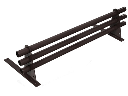 Zestaw ochrony rurowej o długości 150 cm, z 3 rzędami rur, do pokryć płaskich