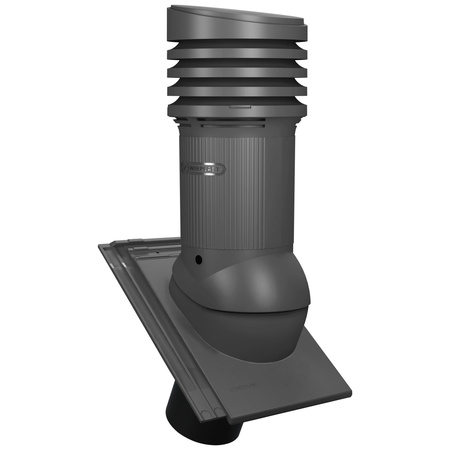 Kominek z odpływem kondensatu Tile Evo do dachówki ceramicznej o średnicy 150 mm