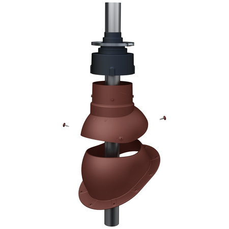 Przejście antenowe Parotec do blachodachówki