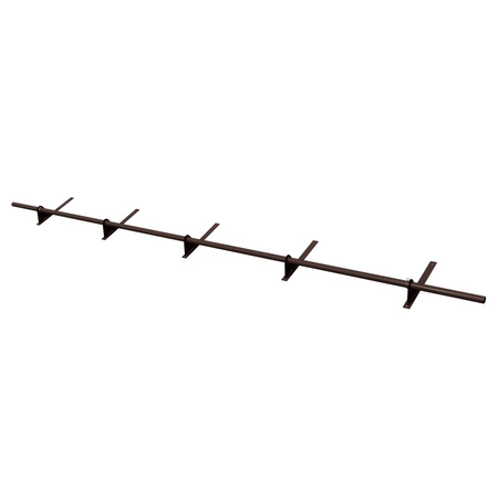 Zestaw ochrony rurowej z 1 rzędem rur do pokryć płaskich