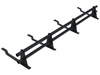 Zestaw ochrony rurowej o długości 200 cm, z 2 rzędami rur, do blachy panelowej o module 380 mm / 35 mm