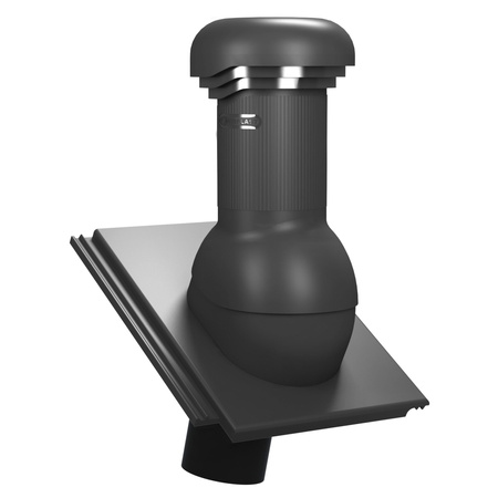 Kominek z odpływem kondensatu Tile Pro do dachówki betonowej o średnicy 150 mm