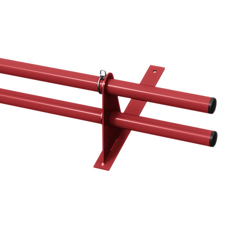 Zestaw ochrony rurowej z 2 rzędami rur do pokryć płaskich