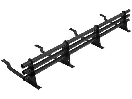 Zestaw ochrony rurowej o długości 150 cm, z 3 rzędami rur, do blachy panelowej o module 380 mm / 35 mm
