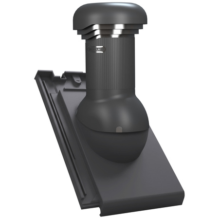 Kominek z odpływem kondensatu Tile Pro do dachówki ceramicznej o średnicy 150 mm