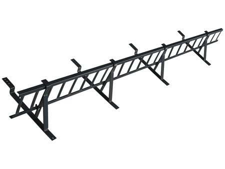 Zestaw płotka przeciwśniegowego o długości 150 cm i wysokości 20 cm, do blachy panelowej o module 380 mm / 35 mm