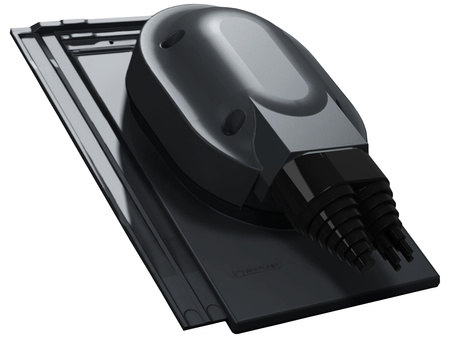 Przejście solarne i fotowoltaiczne Parotec do dachówki ceramicznej