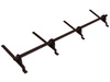 Zestaw ochrony rurowej o długości 150 cm, z 1 rzędem rur, do blachodachówki o module 330 mm / 30 mm