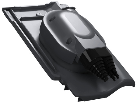 Przejście solarne i fotowoltaiczne Parotec do dachówki ceramicznej