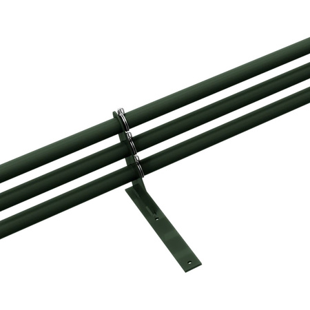 Zestaw ochrony rurowej z 3 rzędami rur do pokryć płaskich