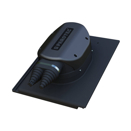 Przejście solarne i fotowoltaiczne Parotec do dachówki ceramicznej