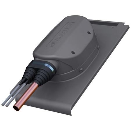 Przejście solarne i fotowoltaiczne Parotec do dachówki ceramicznej