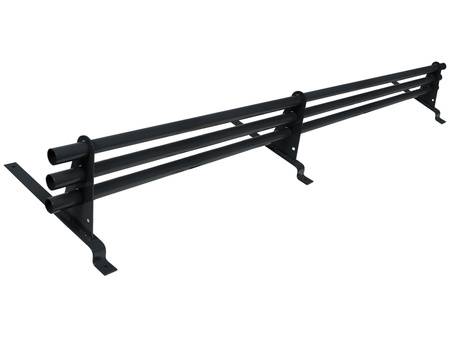 Zestaw ochrony rurowej o długości 150 cm, z 3 rzędami rur, do blachodachówki o module 330 mm / 30 mm