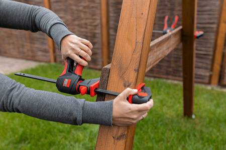 Ścisk jednoręczny szybkomocujący z uchwytem obrotowym Bessey EZ360M 150/60