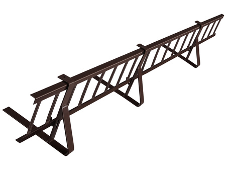 Zestaw płotka przeciwśniegowego o długości 150 cm i wysokości 15 cm, do pokryć płaskich