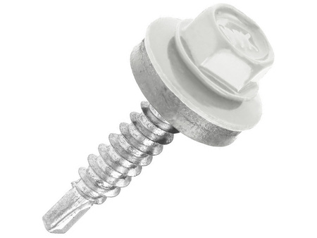 Wkręt samowiercący z podkładką do mocowania blach na zakład 4,8 mm x 19 mm - Wkręt-Met