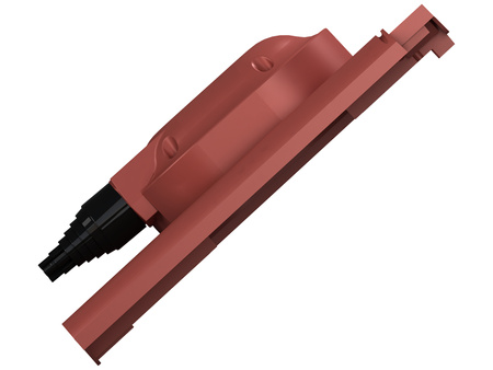 Przejście solarne i fotowoltaiczne Parotec do dachówki ceramicznej