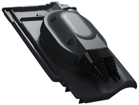 Przejście solarne i fotowoltaiczne Parotec do dachówki ceramicznej