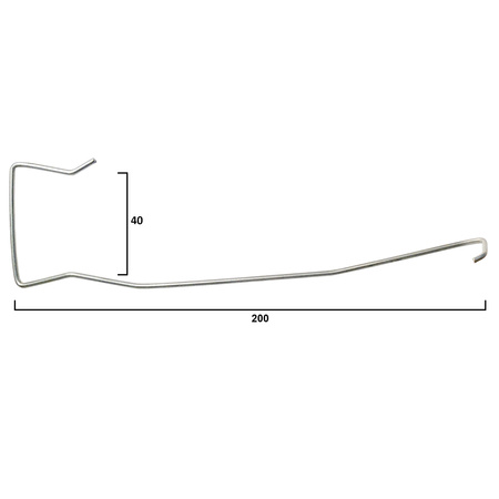 Spinka do dachówki płaskiej PJ40 plus