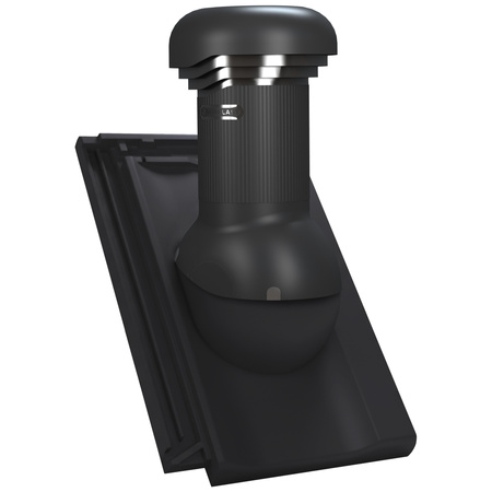 Kominek z odpływem kondensatu Tile Pro do dachówki ceramicznej o średnicy 150 mm