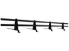 Zestaw ochrony rurowej o długości 150 cm, z 2 rzędami rur, do blachodachówki o module 350 mm / 35 mm