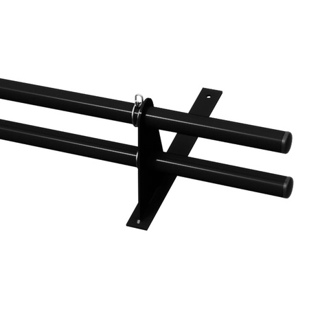 Zestaw ochrony rurowej z 2 rzędami rur do pokryć płaskich