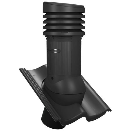 Kominek z odpływem kondensatu Tile Evo do dachówki betonowej o średnicy 150 mm