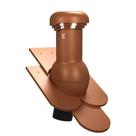 Kominek z odpływem kondensatu Tile Pro do dachówki ceramicznej o średnicy 150 mm