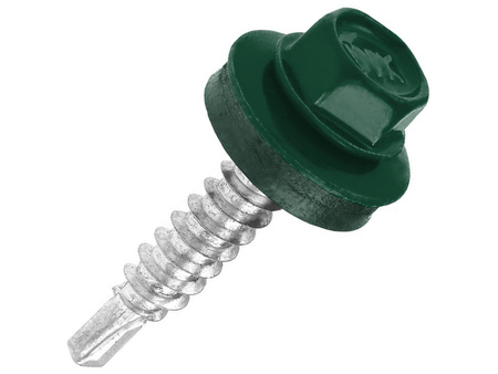 Wkręt samowiercący z podkładką do mocowania blach na zakład 4,8 mm x 19 mm - Wkręt-Met