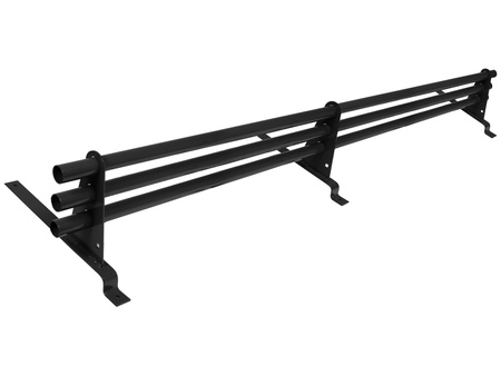 Zestaw ochrony rurowej o długości 200 cm, z 3 rzędami rur, do blachodachówki o module 330 mm / 30 mm