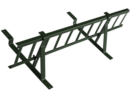 Zestaw płotka przeciwśniegowego o długości 150 cm i wysokości 20 cm, do blachy panelowej o module 380 mm / 35 mm