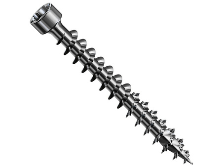 Wkręt do konstrukcji drewnianych, ⌀6,0 mm, gwint pełny, główka cylindryczna, T-STAR plus, 4CUT, WIROX