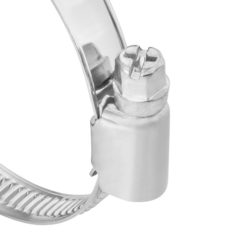Opaski ślimakowe ze stali nierdzewnej W2 40–60 mm (10 szt.)