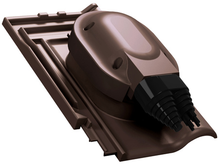 Przejście solarne i fotowoltaiczne Parotec do dachówki ceramicznej