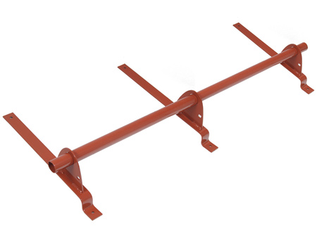 Zestaw ochrony rurowej o długości 150 cm, z 1 rzędem rur, do blachodachówki o module 400 mm / 20 mm