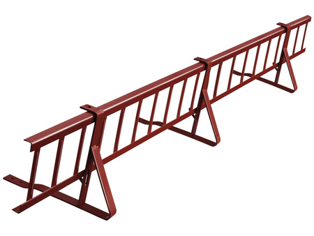 Zestaw płotka przeciwśniegowego o długości 200 cm i wysokości 20 cm, do dachówek betonowych i ceramicznych