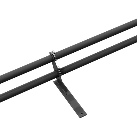 Zestaw ochrony rurowej z 2 rzędami rur do pokryć płaskich