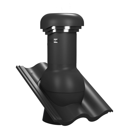 Kominek z odpływem kondensatu Tile Pro do dachówki betonowej o średnicy 150 mm