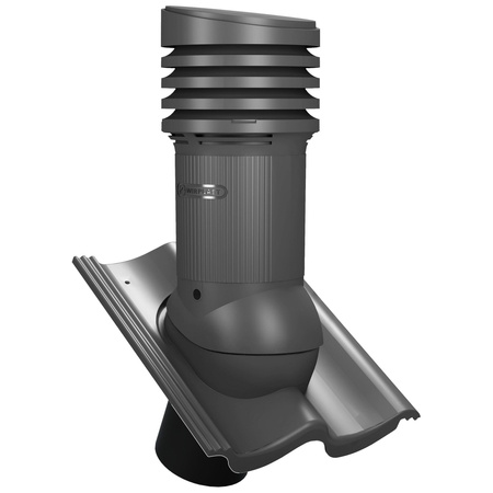 Kominek z odpływem kondensatu Tile Evo do dachówki betonowej o średnicy 150 mm