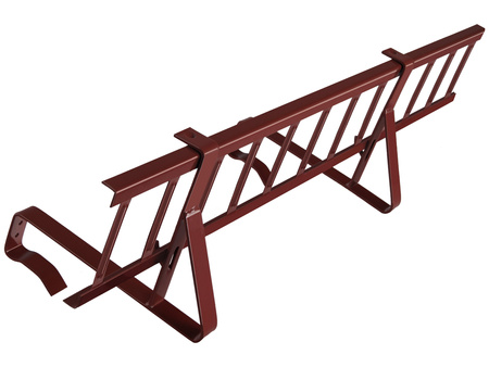 Zestaw płotka przeciwśniegowego o długości 150 cm i wysokości 15 cm, do dachówek betonowych i ceramicznych
