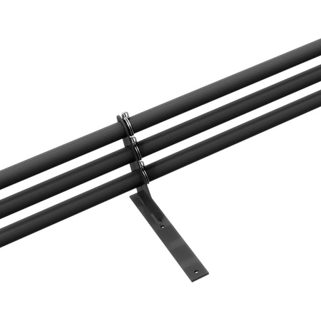 Zestaw ochrony rurowej z 3 rzędami rur do pokryć płaskich