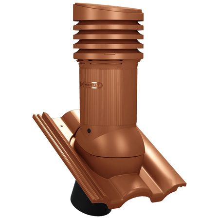 Kominek z odpływem kondensatu Tile Evo do dachówki betonowej o średnicy 150 mm
