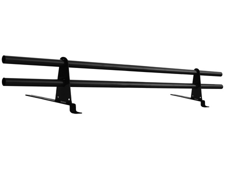 Zestaw ochrony rurowej o długości 150 cm, z 2 rzędami rur, do blachodachówki o module 350 mm / 35 mm