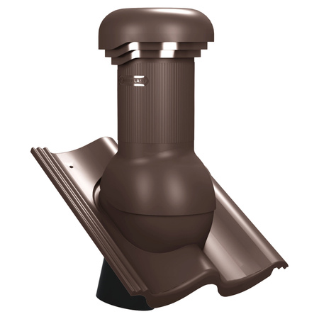 Kominek z odpływem kondensatu Tile Pro do dachówki betonowej o średnicy 150 mm