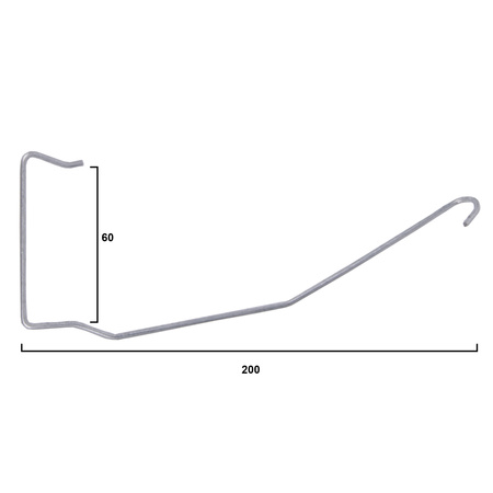 Spinka uniwersalna do dachówki J