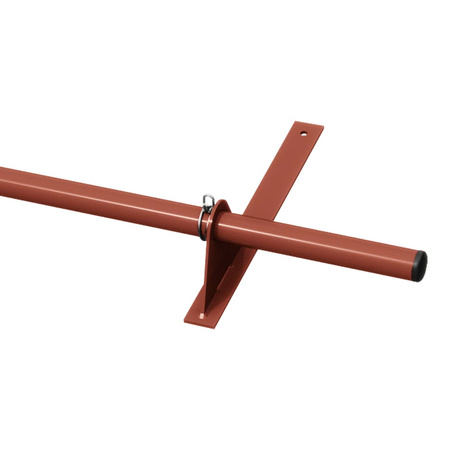 Zestaw ochrony rurowej z 1 rzędem rur do pokryć płaskich