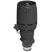 VILPE Kominek Flow 125mm/500mm z wentylatorem ECO125